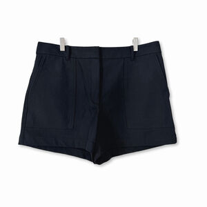 ANN TAYLOR Black High Waist Shorts Size 14 NWOT Classic Elevated Basic